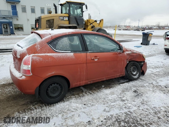 2008 Hyundai Accent Man L with VIN KMHCN35C48U087324, listed as a Copart auction lot 85001354 with 167,667 mi miles and Salvage Title. Bid and sale history available at carsss.com. Image 3.