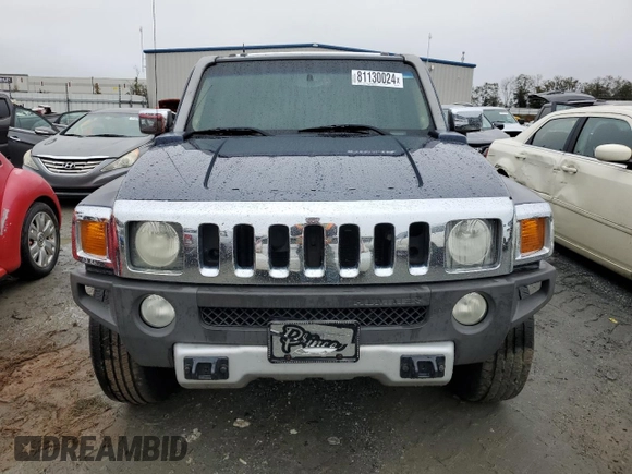 2008 Hummer H3 SUV Luxury with VIN 5GTEN43E788188656, listed as a Copart auction lot 81130024 with 224,987 mi miles and Salvage Title. Bid and sale history available at carsss.com. Image 5.