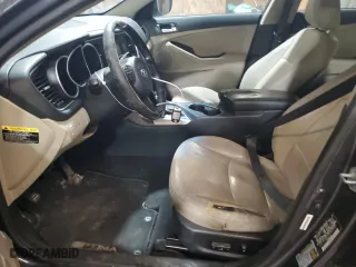 2015 Kia Optima EX with VIN 5XXGN4A77FG432997, listed as a Copart auction lot 46003545 with 141,856 mi miles and Salvage Title. Bid and sale history available at carsss.com. Image 7.