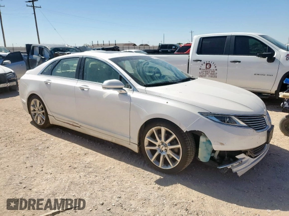 2015 Lincoln MKZ with VIN 3LN6L2G96FR619658, listed as a Copart auction lot 57562025 with 157,391 mi miles and Salvage title. Bid and sale history available at DreamBid. Image 4.