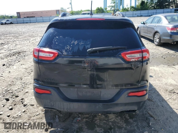 2016 Jeep Cherokee Limited with VIN 1C4PJMDB0GW366630, listed as a Copart auction lot 57622875 with 219,132 mi miles and Salvage title. Bid and sale history available at DreamBid. Image 6.