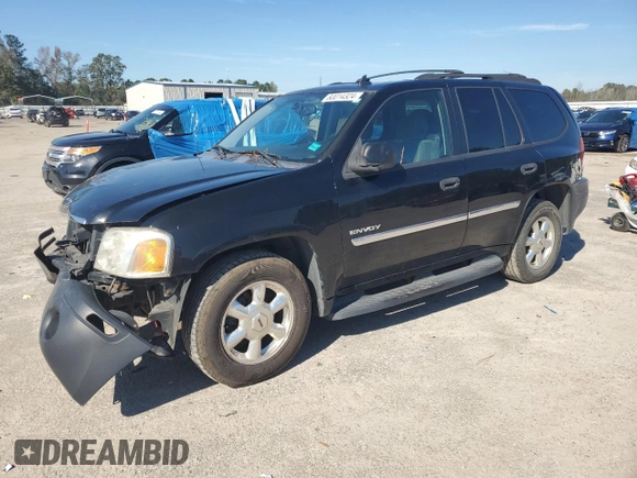 2006 GMC Envoy SLT with VIN 1GKDT13S462359008, listed as a Copart auction lot 80014324 with 158,906 mi miles and Salvage Title. Bid and sale history available at carsss.com. Image 1.