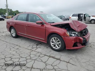 2016 Volkswagen Passat S with VIN 1VWAT7A32GC055505, listed as a Copart auction lot 56253215 with 129,238 mi miles and Salvage title. Bid and sale history available at DreamBid. Image 4.