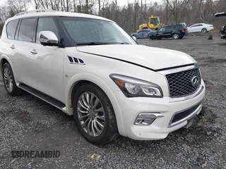 2017 Infiniti QX80 with VIN JN8AZ2NCXH9430364, listed as a IAAI auction lot 41968583 with 159,169 mi miles and . Bid and sale history available at DreamBid. Image 1.
