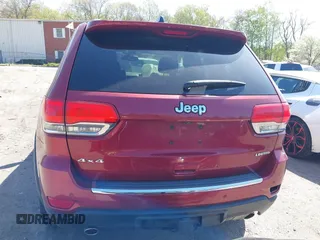 2014 Jeep Grand Cherokee Limited with VIN 1C4RJFBG7EC483316, listed as a IAAI auction lot 42114889 with 106,409 mi miles and . Bid and sale history available at DreamBid. Image 16.