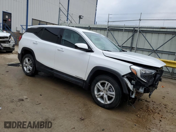 2020 GMC Terrain SLE z VIN 3GKALTEV2LL143092, wystawiony jako Copart lot #46863355 z przebiegiem 47 666 mil mil oraz Szkody całkowita. Historia ofert i sprzedaży dostępna na DreamBid. Obrazek 4.