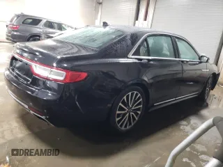 2020 Lincoln Continental Standard with VIN 1LN6L9PK1L5604673, listed as a Copart auction lot 86443424 with 43,158 mi miles and Salvage Title. Bid and sale history available at carsss.com. Image 3.