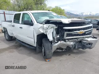 2014 Chevrolet Silverado 1500 Work Truck with VIN 3GCUKPEH2EG425385, listed as a IAAI auction lot 42041335 with 51,453 mi miles and . Bid and sale history available at DreamBid. Image 1.