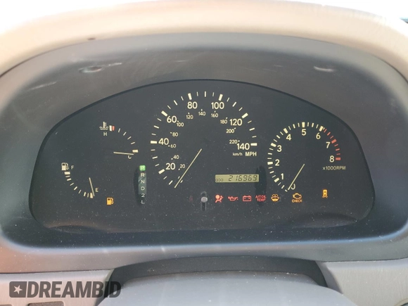 2001 Lexus RX 300 with VIN JTJHF10U010198376, listed as a Copart auction lot 67970574 with 216,969 mi miles and Clean Title. Bid and sale history available at carsss.com. Image 9.