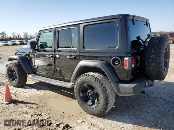 2022 Jeep Wrangler Unlimited Sport with VIN 1C4HJXDG4NW206622, listed as a Copart auction lot 47971005 with 62,240 mi miles and Salvage Title. Bid and sale history available at DreamBid. Image 2.