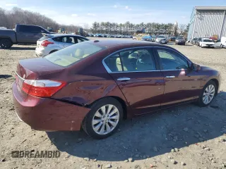 2014 Honda Accord Sedan EX-L with VIN 1HGCR2F85EA227103, listed as a Copart auction lot 46752845 with 68,754 mi miles and Salvage Title. Bid and sale history available at carsss.com. Image 3.