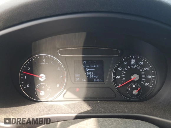 2020 Kia Sorento LX with VIN 5XYPG4A32LG661876, listed as a Copart auction lot 49798915 with 60,720 mi miles and Salvage Title. Bid and sale history available at DreamBid. Image 9.