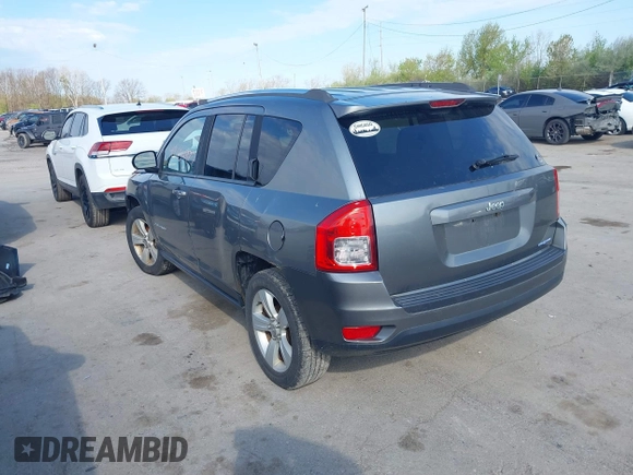 2013 Jeep Compass Sport with VIN 1C4NJCBB2DD174668, listed as a IAAI auction lot 42104977 with 213,123 mi miles. Bid and sale history available at carsss.com. Image 3.
