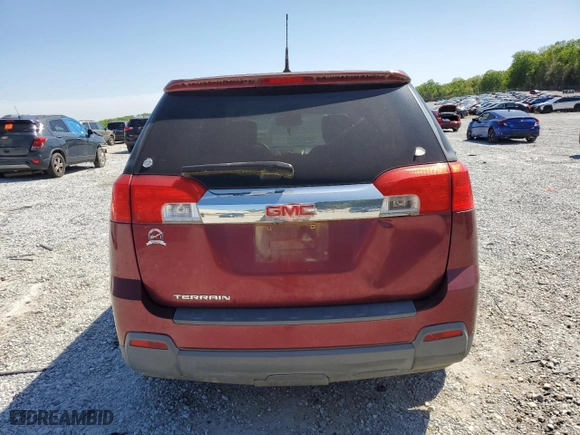 2010 GMC Terrain SLE-1 with VIN 2CTALBEW1A6312135, listed as a Copart auction lot 53206855 with 191,602 mi miles and Clean Title. Bid and sale history available at carsss.com. Image 6.
