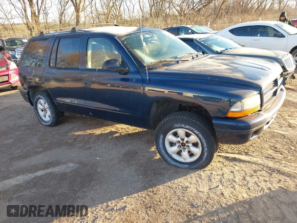 2003 Dodge Durango Sport with VIN 1D4HS38N03F554335, listed as a IAAI auction lot 41843359 with 233,346 mi miles and . Bid and sale history available at DreamBid. Image 1.