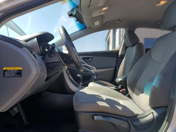 2013 Hyundai Elantra GLS PZEV with VIN 5NPDH4AE9DH261714, listed as a Copart auction lot 52478565 with 308,657 mi miles and Salvage Title. Bid and sale history available at carsss.com. Image 7.