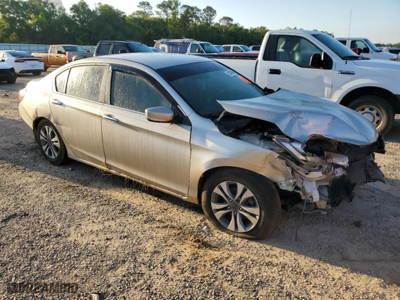 2014 Honda Accord Sedan LX with VIN 1HGCR2F30EA167848, listed as a Copart auction lot 53076685 with 0 mi miles and Clean Title. Bid and sale history available at carsss.com. Image 4.