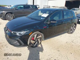 2024 Volkswagen Golf GTI S with VIN WVWGA7CD4RW214857, listed as a IAAI auction lot 42088577 with 14,936 mi miles. Bid and sale history available at carsss.com. Image 2.
