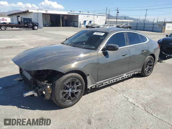 2022 BMW i4 eDrive40 z VIN WBY73AW02NFN19797, wystawiony jako Copart lot #72844893 z przebiegiem 14 353 mil mil oraz . Historia ofert i sprzedaży dostępna na DreamBid. Obrazek 1.