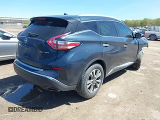 2016 Nissan Murano SL z VIN 5N1AZ2MH2GN106156, wystawiony jako IAAI lot #42093156 z przebiegiem 107 997 mil mil oraz . Historia ofert i sprzedaży dostępna na DreamBid. Obrazek 4.