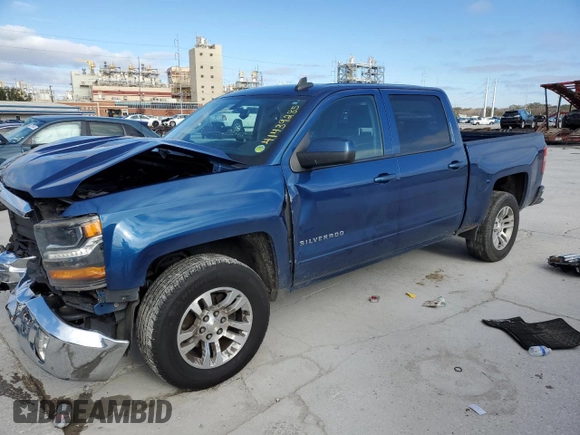 2017 Chevrolet Silverado 1500 LT with VIN 3GCPCRECXHG387838, listed as a Copart auction lot 41439285 with 156,046 mi miles and Salvage Title. Bid and sale history available at carsss.com. Image 1.