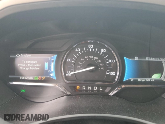 2018 Lincoln MKZ Hybrid Reserve with VIN 3LN6L5MU5JR605267, listed as a Copart auction lot 82823214 with 89,552 mi miles and Salvage title. Bid and sale history available at DreamBid. Image 9.