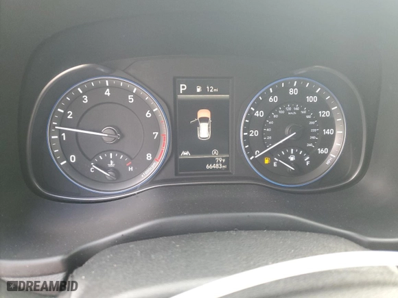 2022 Hyundai Kona SE with VIN KM8K22AB4NU785746, listed as a Copart auction lot 43788525 with 66,483 mi miles and Salvage Title. Bid and sale history available at carsss.com. Image 9.