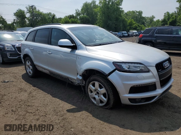 2013 Audi Q7 Prestige with VIN WA1WMAFE0DD006963, listed as a Copart auction lot 59361945 with 169,878 mi miles and Salvage title. Bid and sale history available at DreamBid. Image 4.