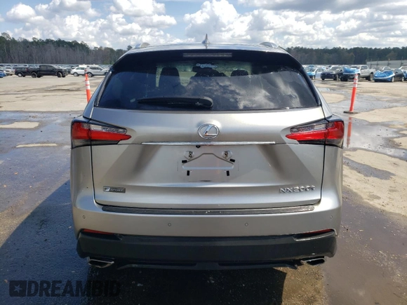 2016 Lexus NX 200t with VIN JTJYARBZ2G2037921, listed as a Copart auction lot 47117735 with 56,350 mi miles and Salvage Title. Bid and sale history available at DreamBid. Image 6.