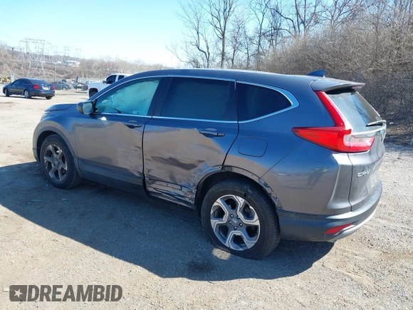2019 Honda CR-V EX with VIN 7FARW1H59KE029257, listed as a IAAI auction lot 41762869 with 34,328 mi miles. Bid and sale history available at carsss.com. Image 3.