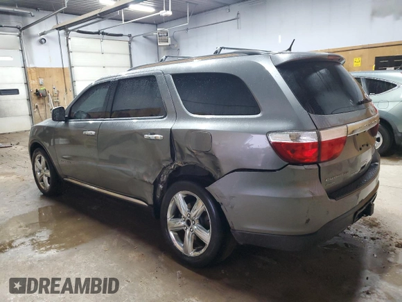 2013 Dodge Durango Citadel z VIN 1C4RDJEG3DC589718, wystawiony jako Copart lot #78850004 z przebiegiem 215 349 mil mil oraz Szkoda całkowita • Salvage title. Historia ofert i sprzedaży dostępna na DreamBid. Obrazek 2.