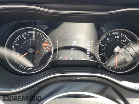 2019 Jeep Cherokee Latitude Plus with VIN 1C4PJMLBXKD233718, listed as a Copart auction lot 58933435 with 56,413 mi miles and Salvage title. Bid and sale history available at DreamBid. Image 9.
