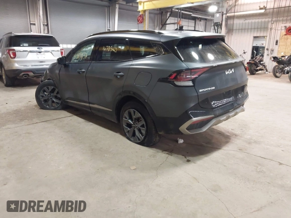 2023 Kia Sportage SX-Prestige with VIN KNDPXCAG7P7094340, listed as a IAAI auction lot 41389838 with 16,785 mi miles and . Bid and sale history available at DreamBid. Image 3.