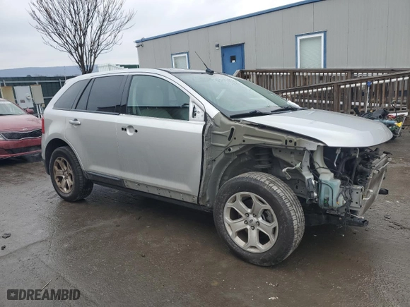 2013 Ford Edge SEL with VIN 2FMDK4JC7DBE05896, listed as a Copart auction lot 88947035 with 127,393 mi miles and Salvage Title. Bid and sale history available at carsss.com. Image 4.
