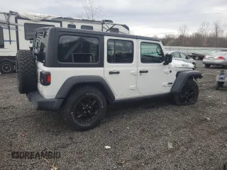 2021 Jeep Wrangler Unlimited Willys with VIN 1C4HJXDN9MW509795, listed as a Copart auction lot 51667375 with 53,473 mi miles and Salvage Title. Bid and sale history available at DreamBid. Image 3.