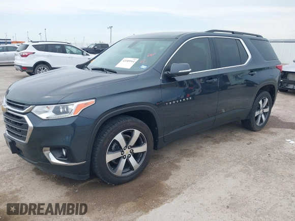 2021 Chevrolet Traverse LT with VIN 1GNERHKW4MJ191814, listed as a IAAI auction lot 42185544 with 87,493 mi miles and . Bid and sale history available at DreamBid. Image 17.