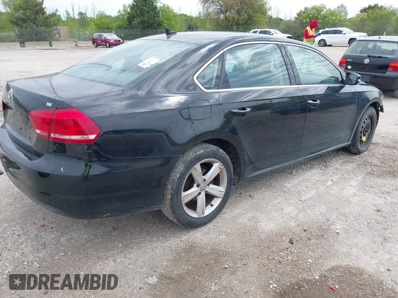 2013 Volkswagen Passat SE with VIN 1VWBH7A33DC000739, listed as a IAAI auction lot 42348369 with 154,793 mi miles and . Bid and sale history available at DreamBid. Image 4.
