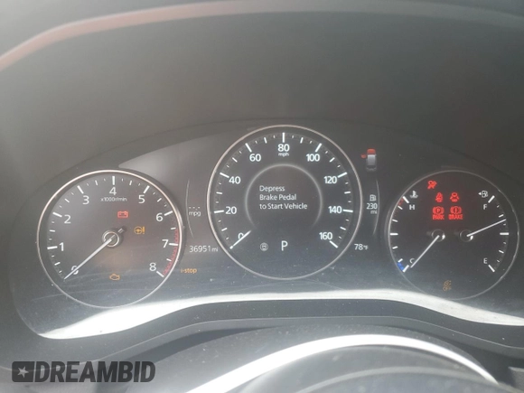 2024 Mazda CX-90 Preferred Plus with VIN JM3KKCHD1R1123218, listed as a Copart auction lot 51512795 with 36,951 mi miles and Salvage Title. Bid and sale history available at DreamBid. Image 9.