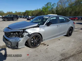 2025 Honda Civic Sport with VIN 2HGFE2F55SH530491, listed as a Copart auction lot 54830095 with 9,148 mi miles and Salvage title. Bid and sale history available at DreamBid. Image 1.