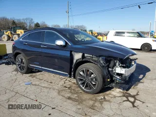 2025 Infiniti QX55 Sensory with VIN 3PCAJ5LR8SF106435, listed as a Copart auction lot 49073815 with 853 mi miles and Salvage Title. Bid and sale history available at DreamBid. Image 4.