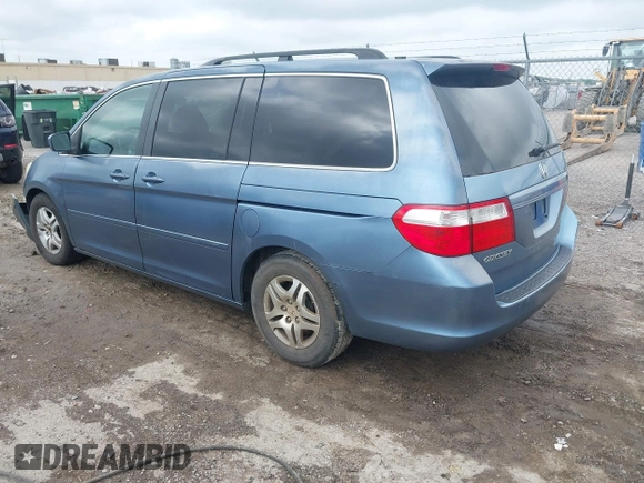 2007 Honda Odyssey EX with VIN 5FNRL384X7B063481, listed as a IAAI auction lot 42352096 with 106,047 mi miles and . Bid and sale history available at DreamBid. Image 3.