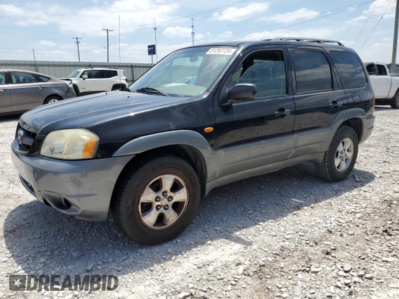 2002 Mazda Tribute LX with VIN 4F2YU09182KM12760, listed as a Copart auction lot 61292724 with 226,479 mi miles and Salvage Title. Bid and sale history available at carsss.com. Image 1.