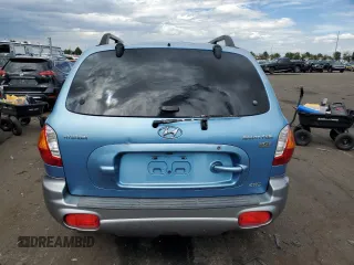 2003 Hyundai Santa Fe LX with VIN KM8SC73EX3U495459, listed as a Copart auction lot 68566604 with 155,841 mi miles and Salvage Title. Bid and sale history available at carsss.com. Image 6.