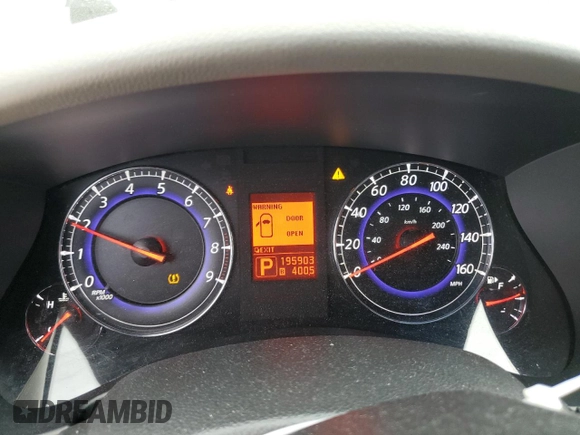 2008 Infiniti EX Journey with VIN JNKAJ09F68M359722, listed as a Copart auction lot 86843884 with 195,903 mi miles and Salvage Title. Bid and sale history available at DreamBid. Image 9.