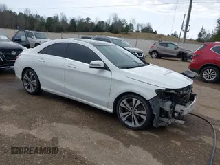 2019 Mercedes-Benz CLA with VIN WDDSJ4EB6KN708160, listed as a IAAI auction lot 41740649 with 128,900 mi miles. Bid and sale history available at carsss.com. Image 1.