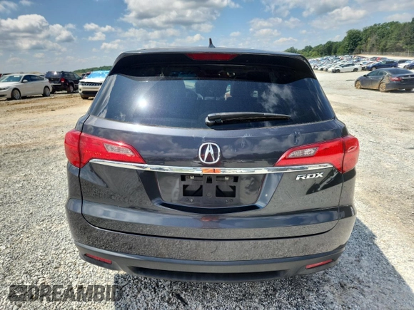 2015 Acura RDX Technology with VIN 5J8TB3H58FL002757, listed as a Copart auction lot 59562495 with Not provided miles and Salvage title. Bid and sale history available at DreamBid. Image 6.