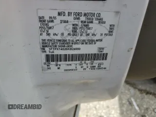 2006 Ford F-150 XLT with VIN 1FTPX14526KB24550, listed as a Copart auction lot 59980785 with Not provided miles and Salvage title. Bid and sale history available at DreamBid. Image 12.