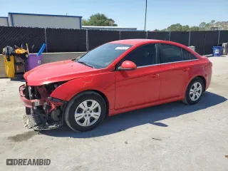 2015 Chevrolet Cruze LT with VIN 1G1PC5SBXF7295439, listed as a Copart auction lot 53304545 with 89,140 mi miles and Salvage Title. Bid and sale history available at carsss.com. Image 1.