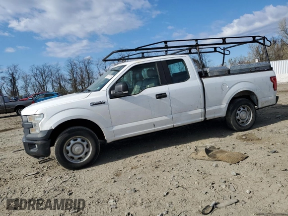 2015 Ford F-150 XL with VIN 1FTEX1CF8FKD38024, listed as a Copart auction lot 50732175 with 217,893 mi miles and Salvage Title. Bid and sale history available at carsss.com. Image 1.