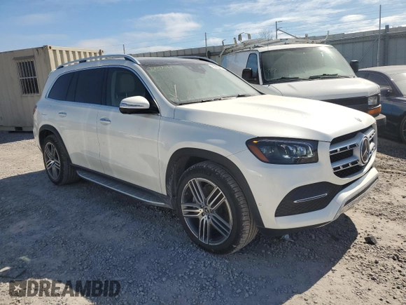 2023 Mercedes-Benz GLS 450 z VIN 4JGFF5KE7PA933683, wystawiony jako Copart lot #45693465 z przebiegiem 39 306 mil mil oraz Szkoda całkowita • Salvage title. Historia ofert i sprzedaży dostępna na DreamBid. Obrazek 4.